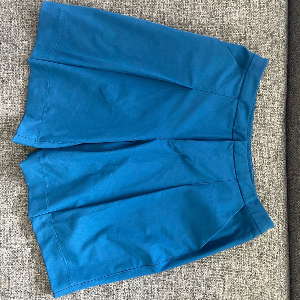 Men’s lululemon teal shorts. Size medium. Like-new condition, barely worn.
